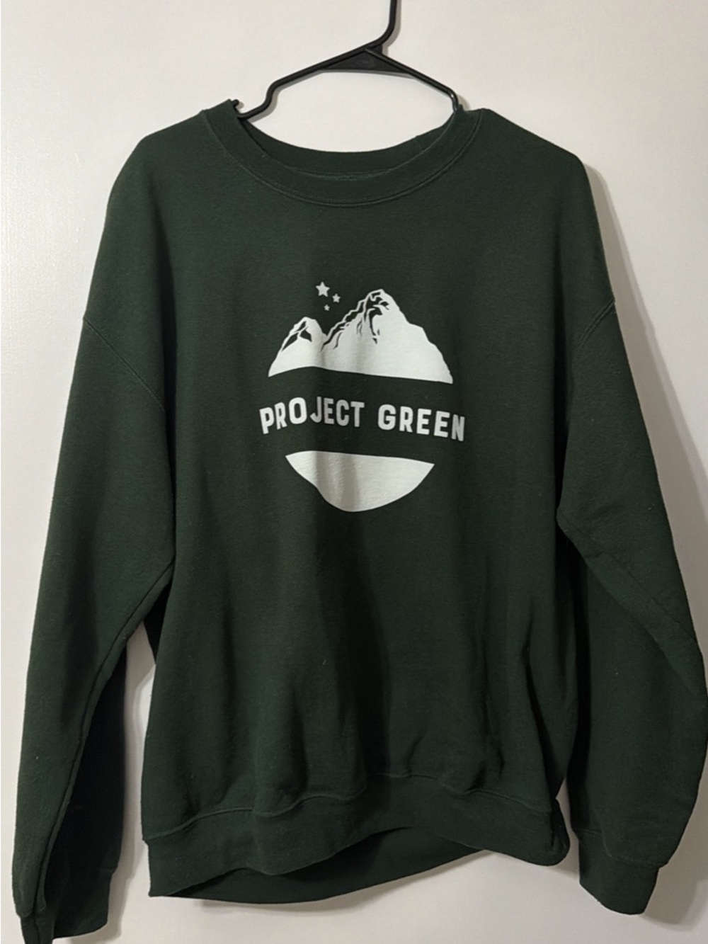 Men's Forest Green Crewneck Sweater